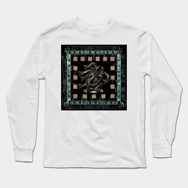 Chunky Shrapnel Long Sleeve T-Shirt by VadaDutton